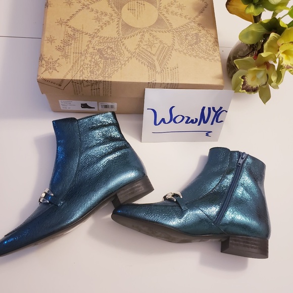 Restocked🌟FREE PEOPLE New $198 Leather Ankle Boot - Picture 3 of 8